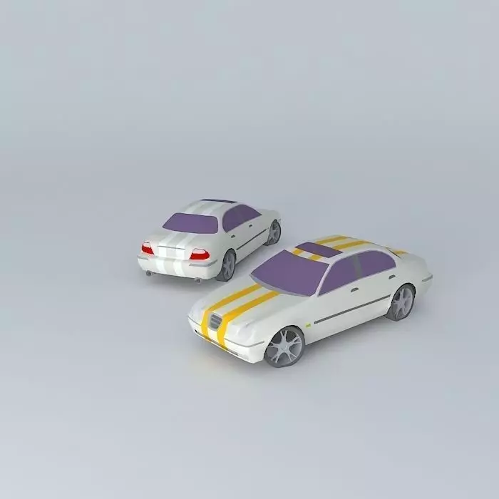 modified Jaguar s-type Free 3D model