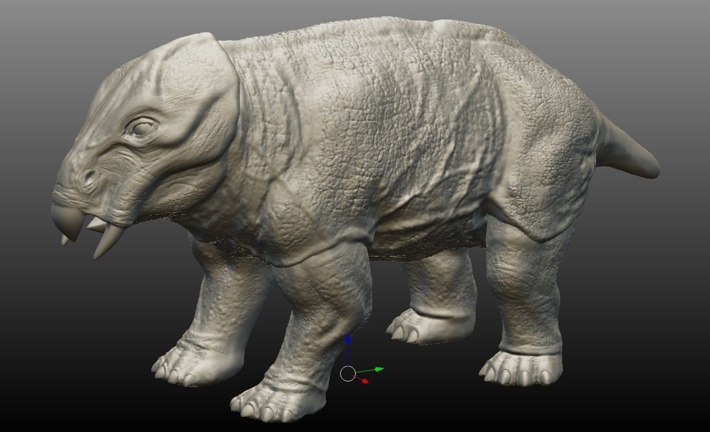 Placerias for 3D printing 3D print model_3