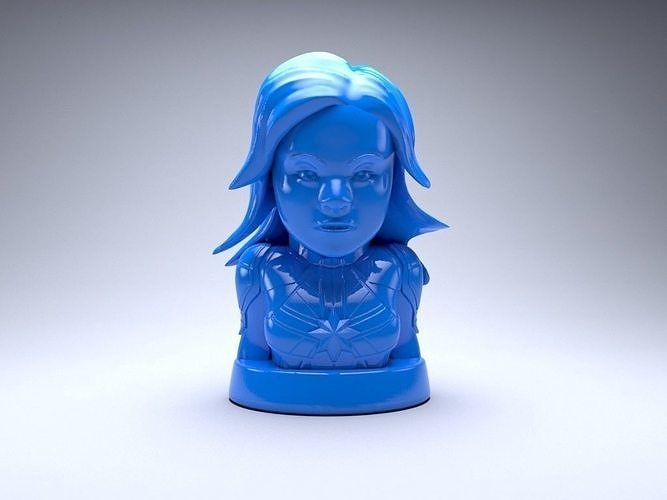 Captain Marvel 3D print model