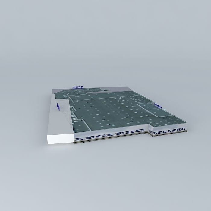 E.LECLERC Design Extension Free 3D model_2