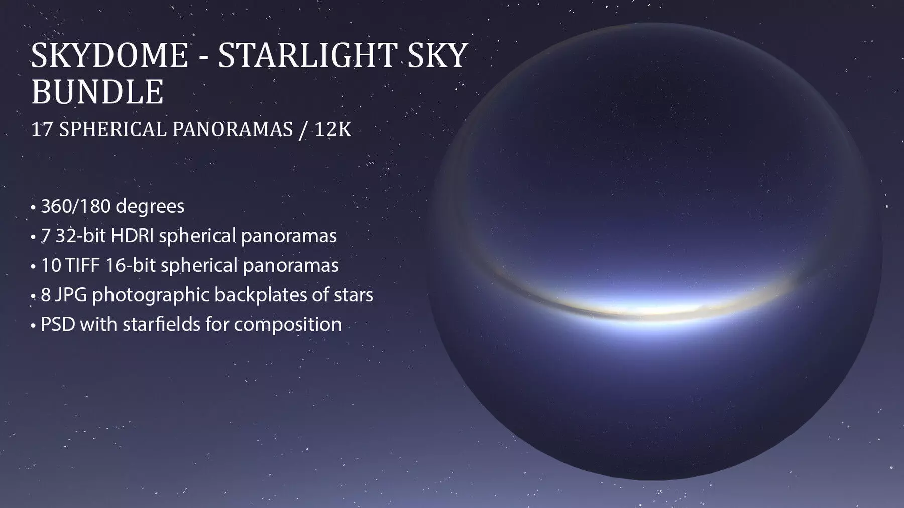 Skydome HDRI - Starlight Sky Bundle Texture_0