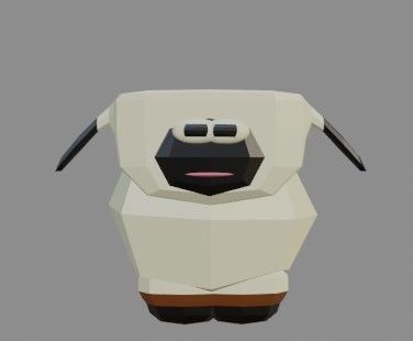 Big Fat Sheep Free 3D model_1