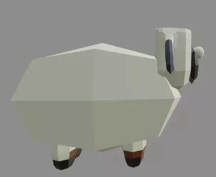Big Fat Sheep Free 3D model_0