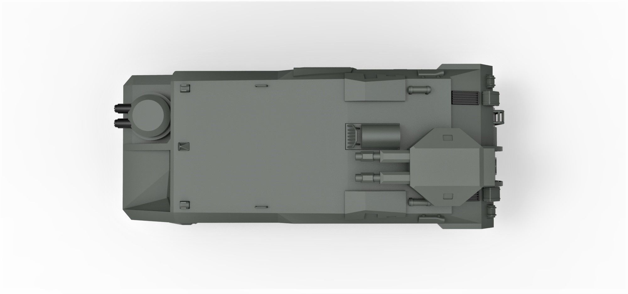 M577 carrier from Aliens Scale 1 to 32 3D print model_11