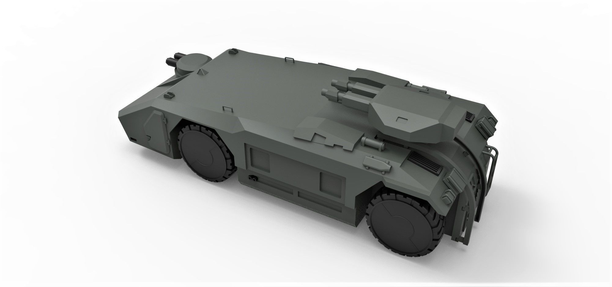 M577 carrier from Aliens Scale 1 to 32 3D print model_12