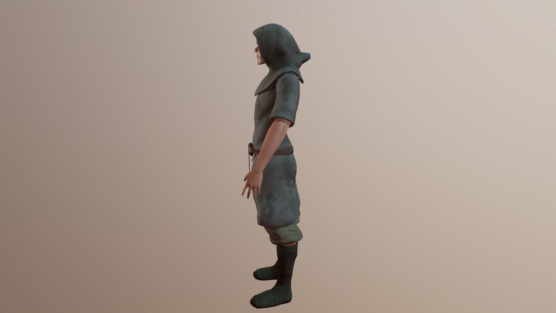 Game ready 3D character FREE Free low-poly 3D model_3