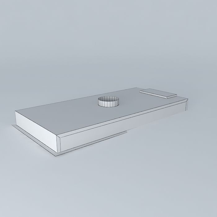 Athena on celings metal Free 3D model_3