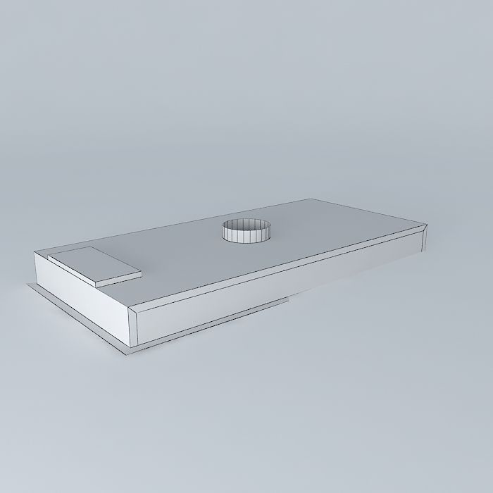 Athena on celings metal Free 3D model_4