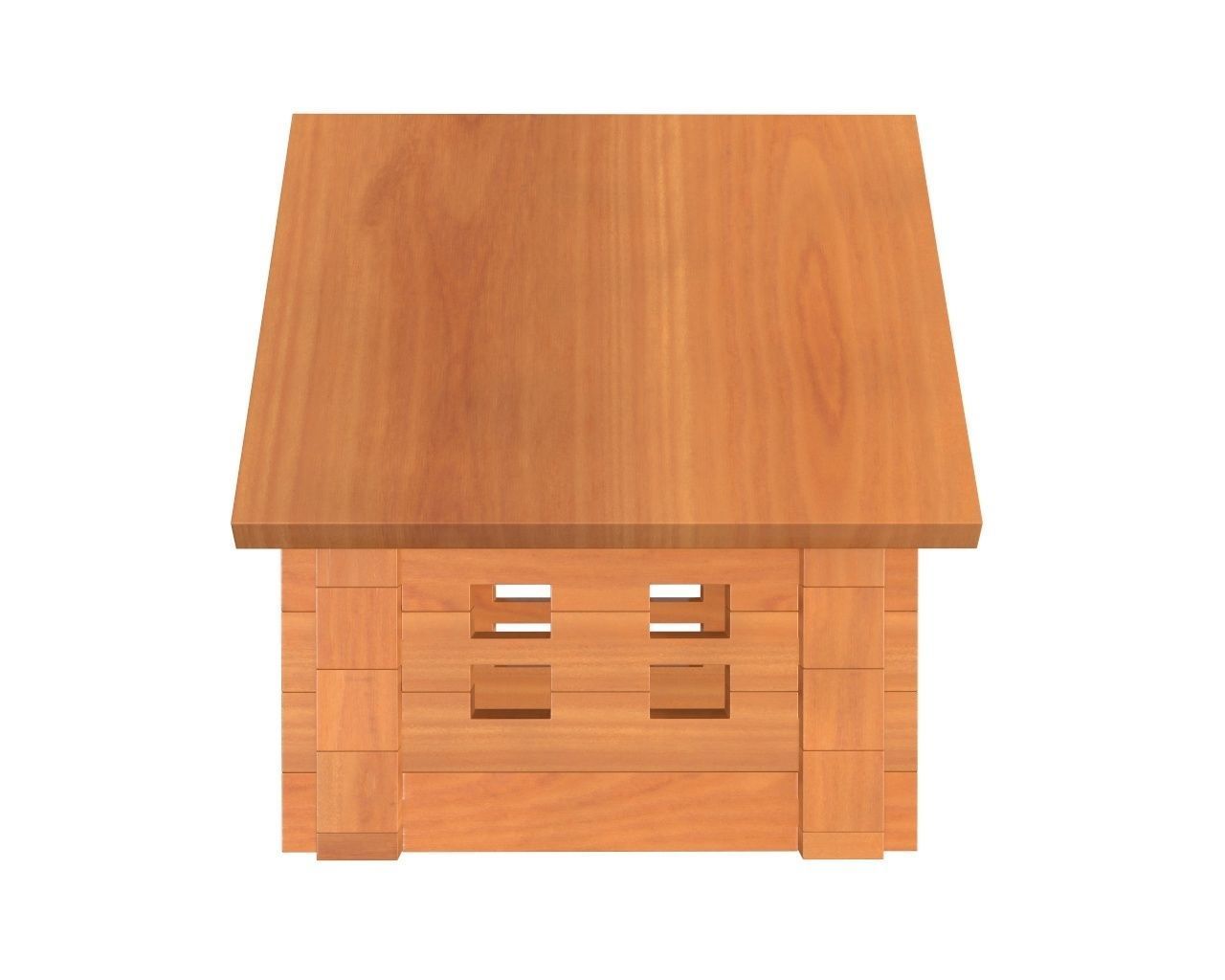 House wooden 1 3D model_3