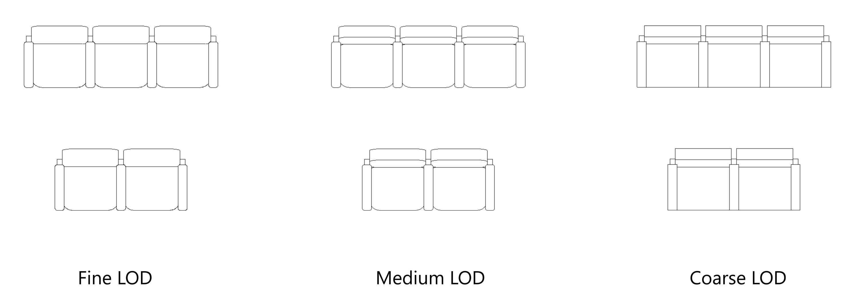 Parametric Audience Seating Array - Revit Family 3D model_3