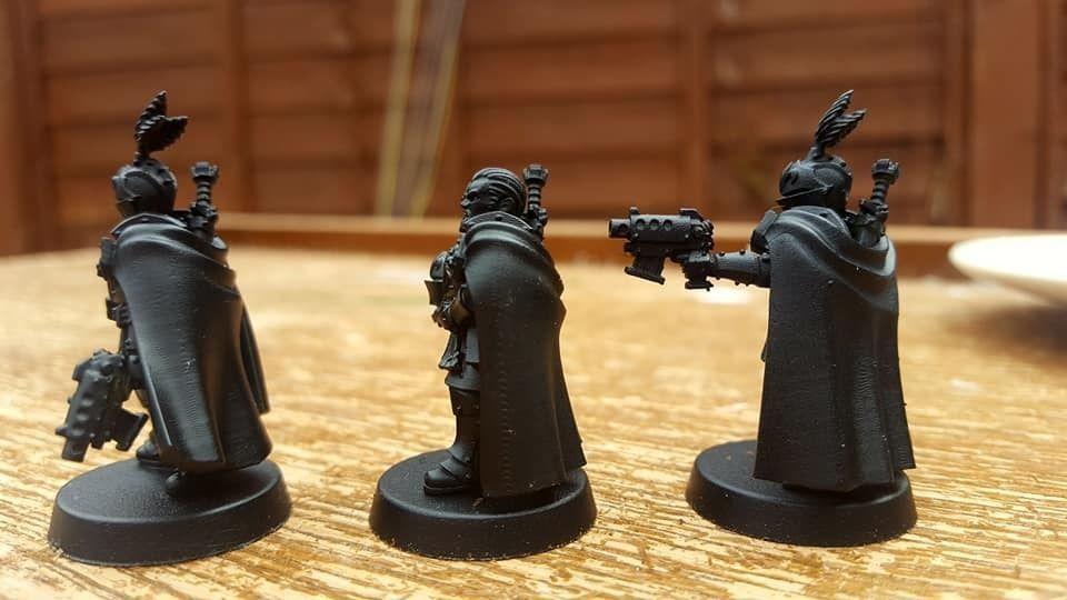 Feudal Guard Male Higher Officers 3D print model_5