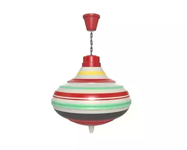 Spinner vintage toy 3D model