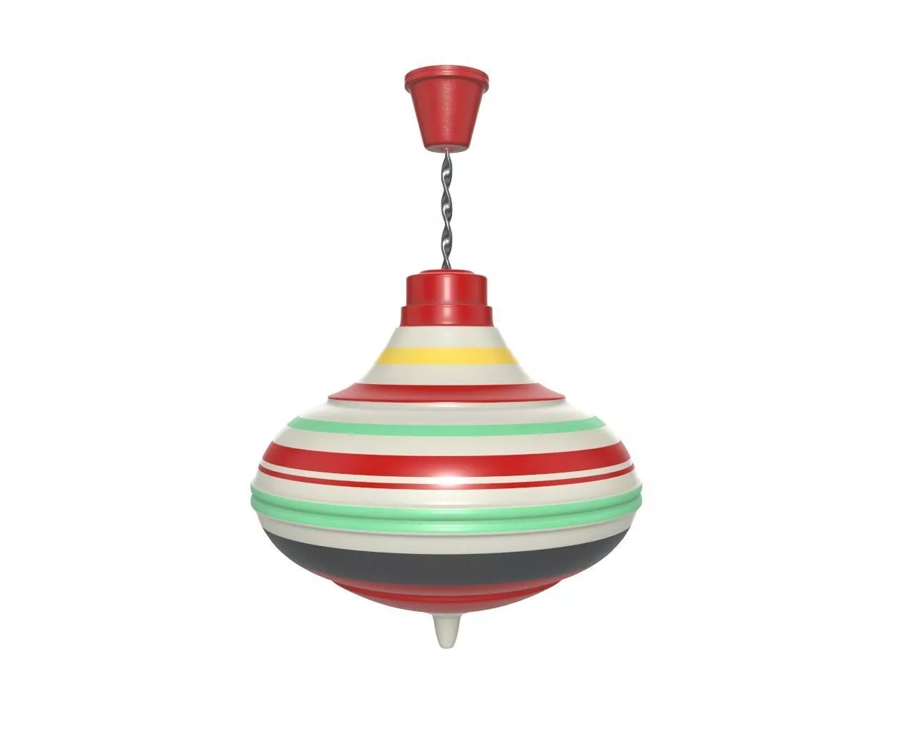 Spinner vintage toy 3D model