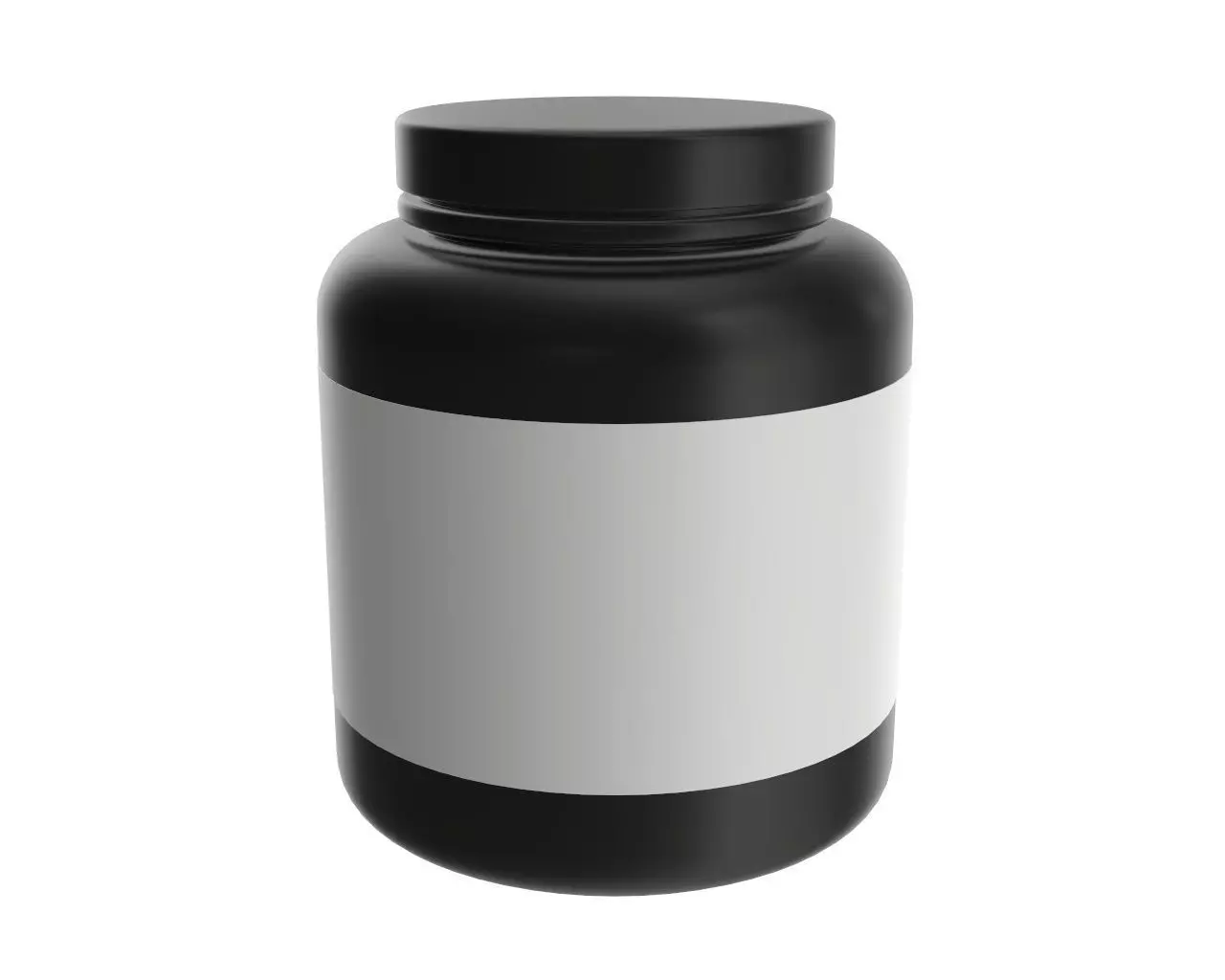 Sport Nutrition Container 05 mockup 3D model