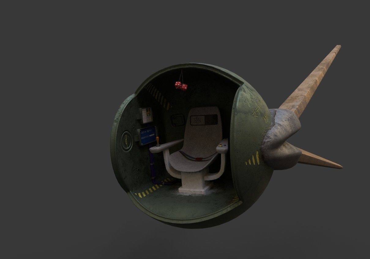 Sputnik 2020 Low-poly 3D model_5