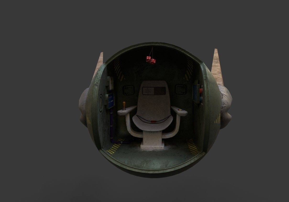 Sputnik 2020 Low-poly 3D model_6