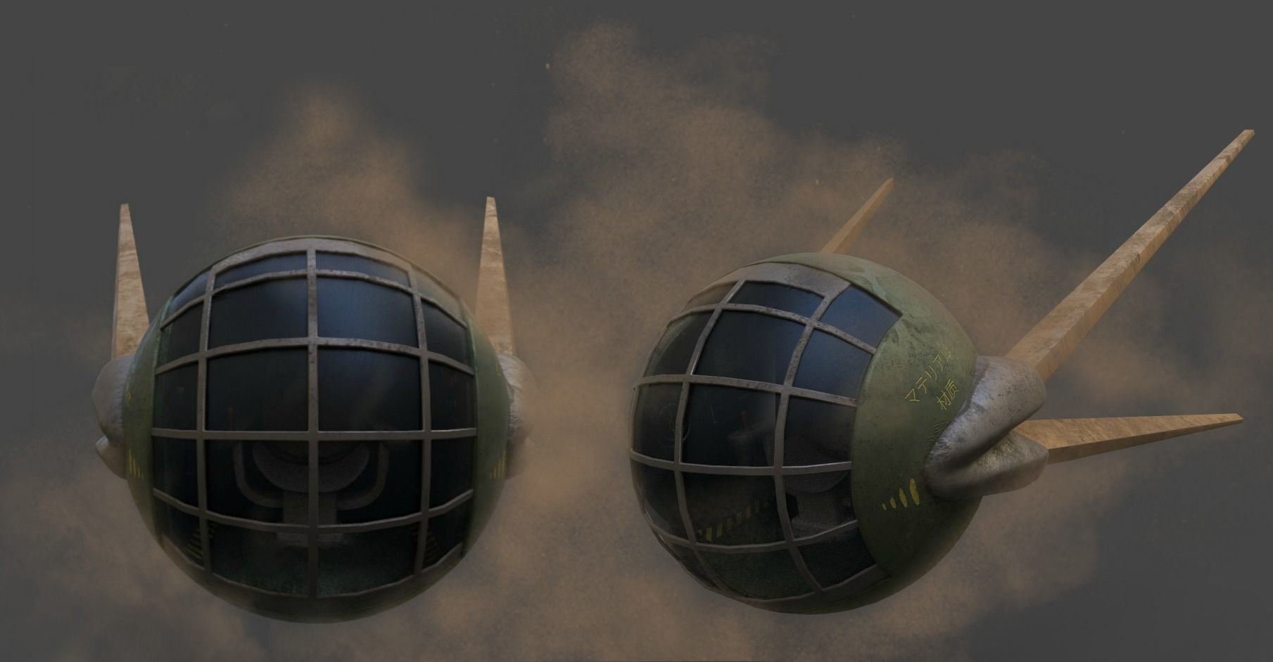 Sputnik 2020 Low-poly 3D model_1