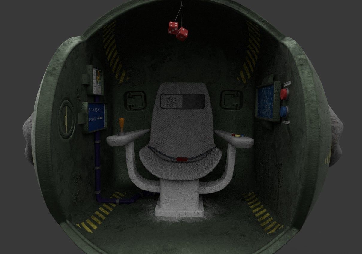 Sputnik 2020 Low-poly 3D model_9