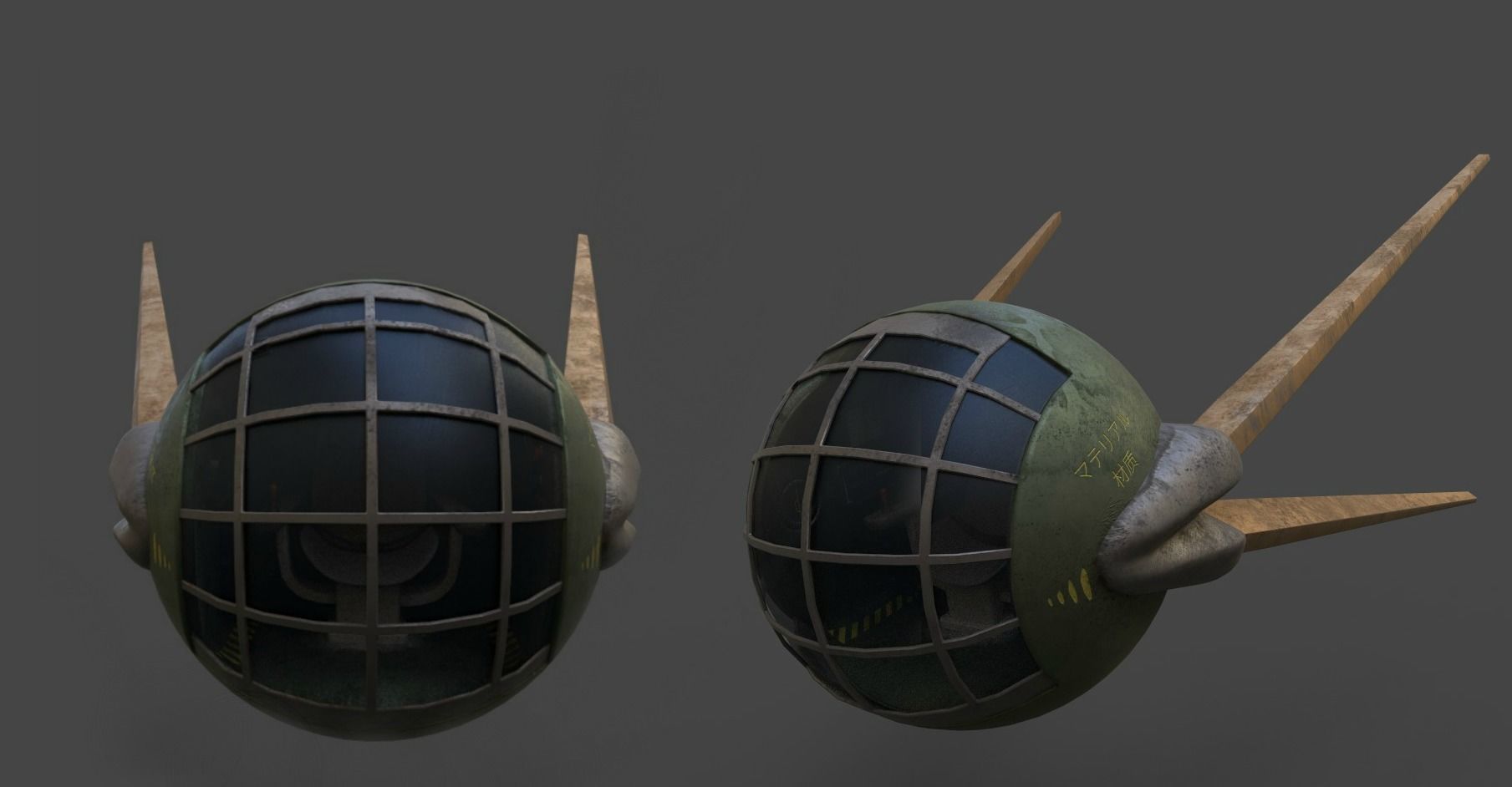 Sputnik 2020 Low-poly 3D model_2