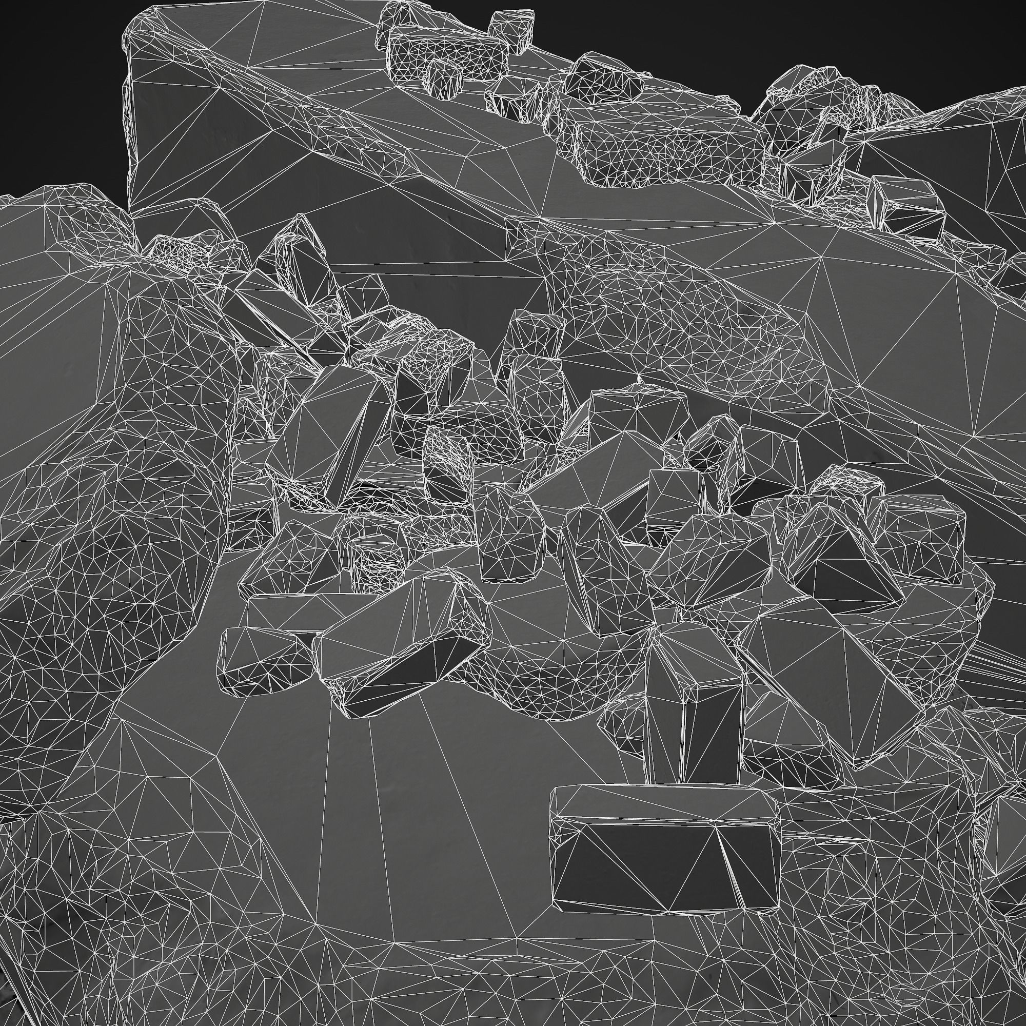 Debris Piles  Free 3D model_11