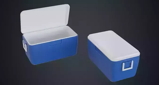 Cooler 1A Low-poly 3D model