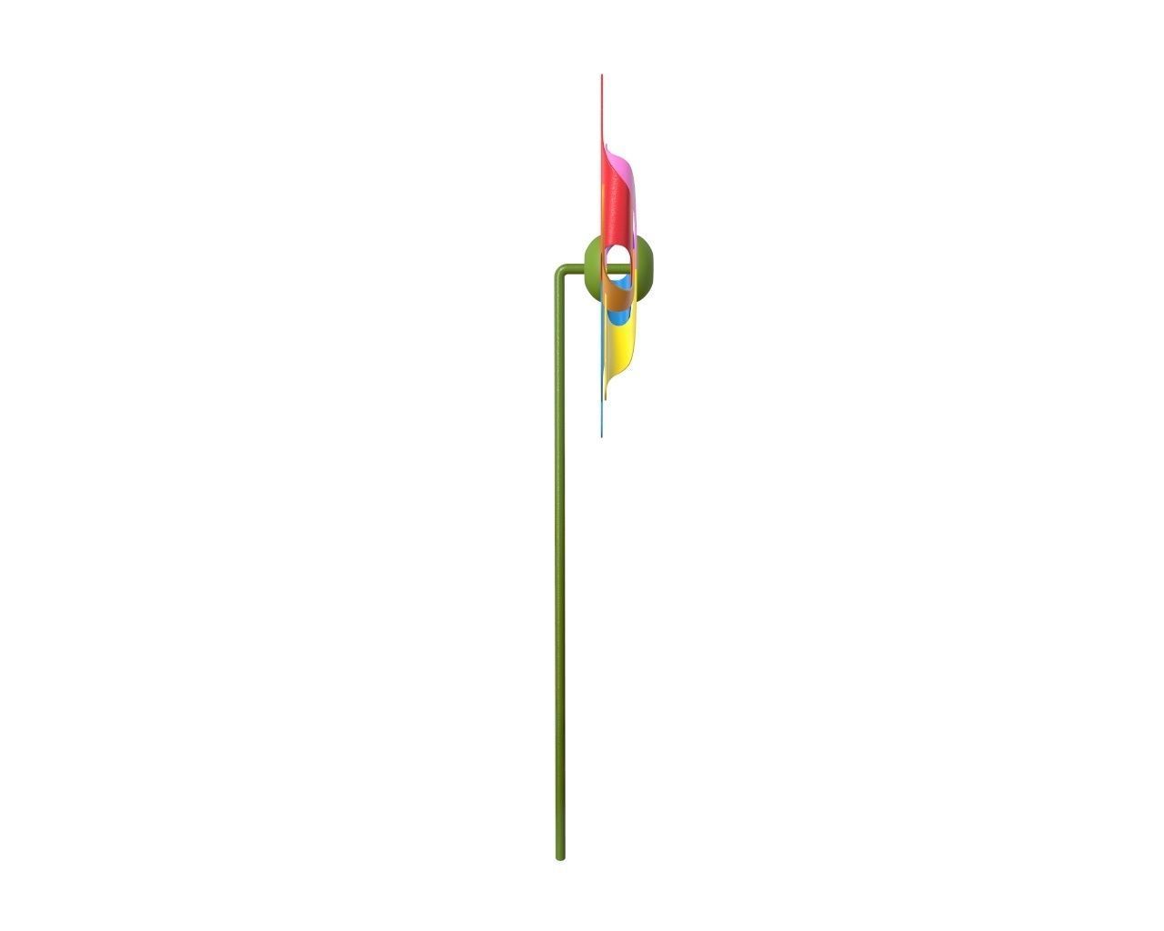 Windmill colorful toy 3D model_3