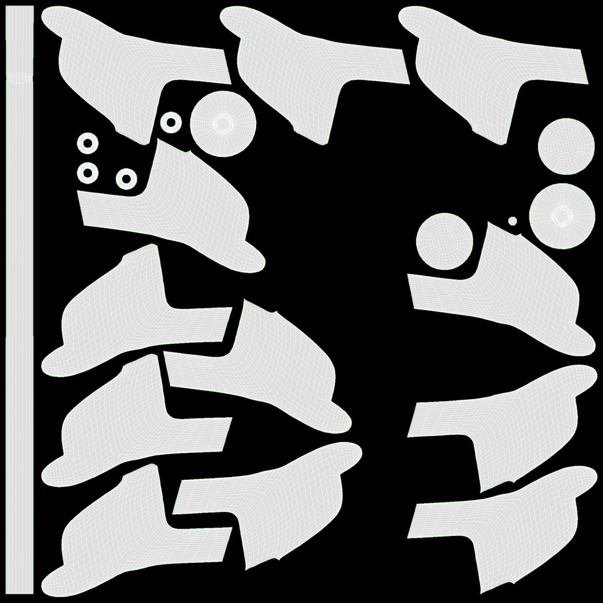 Windmill colorful toy 3D model_10