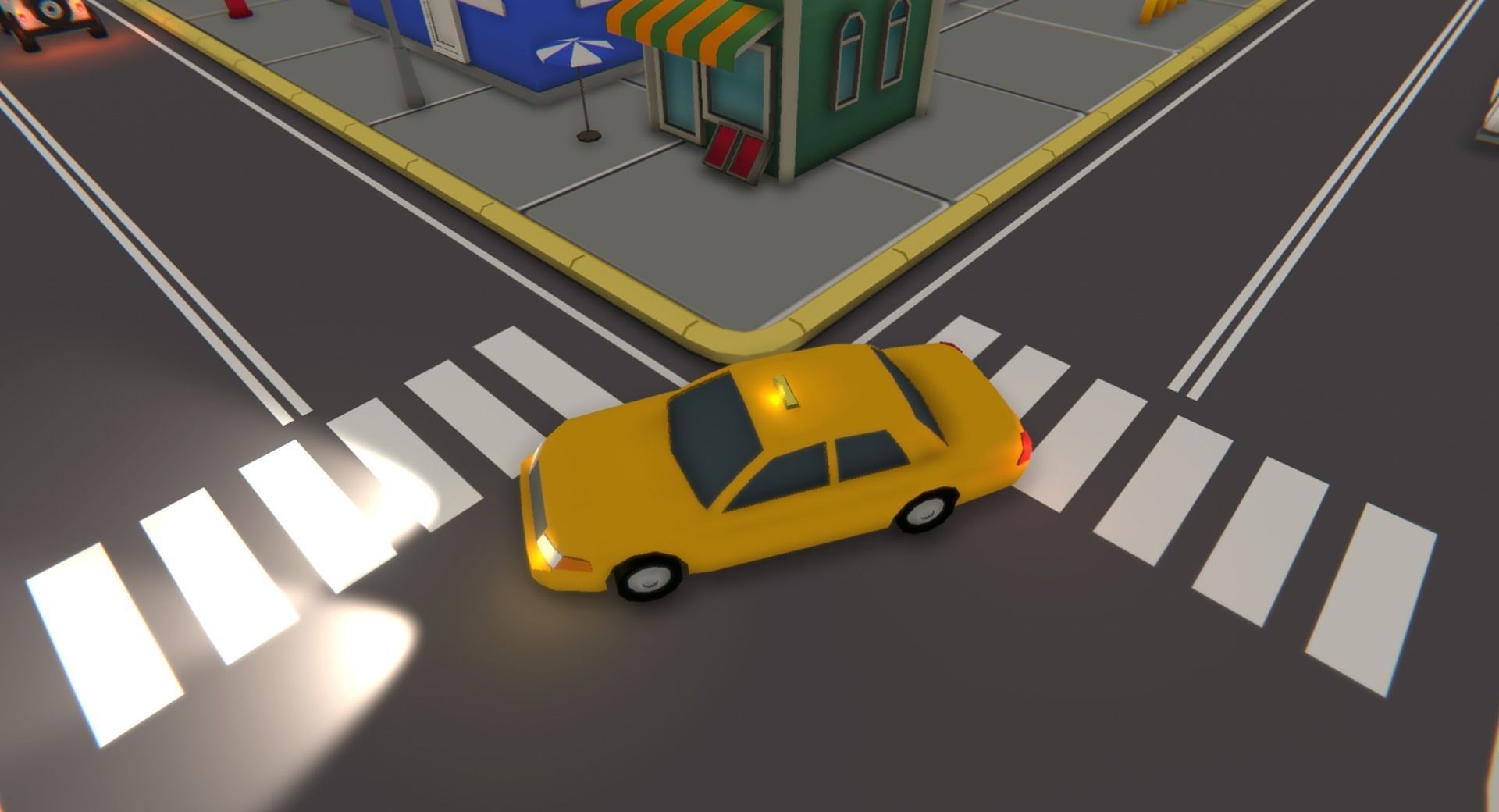 Low Poly Modular City Pack Low-poly 3D model_4