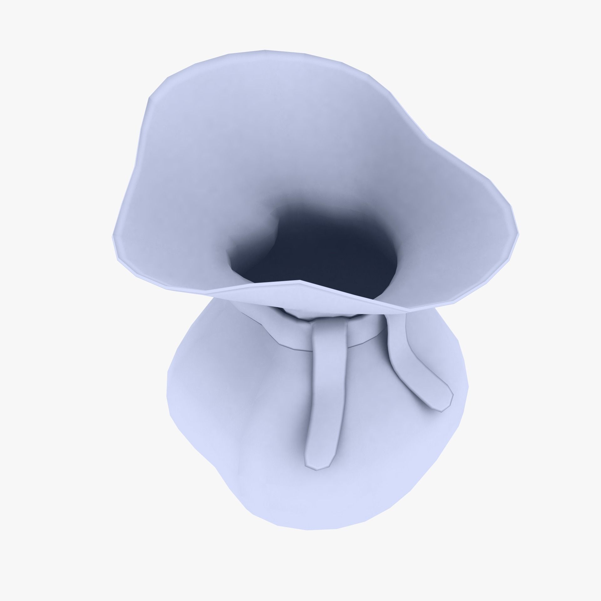 Leather Bag low poly Low-poly 3D model_2