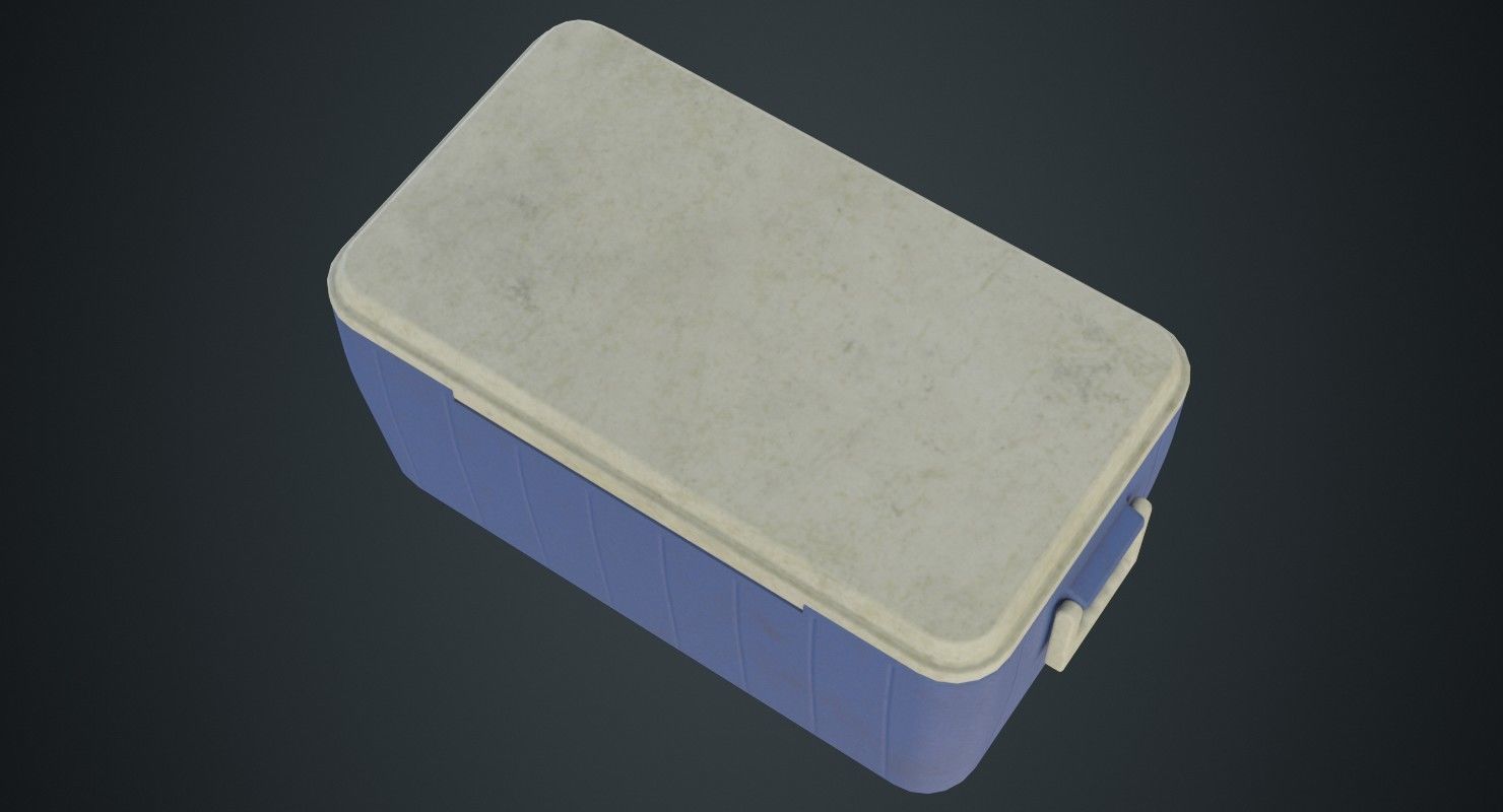 Cooler 1B Low-poly 3D model_5
