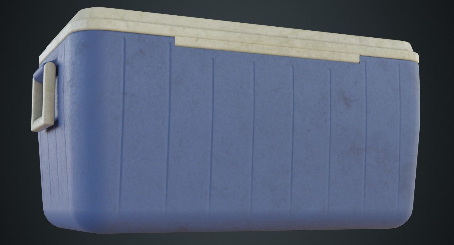 Cooler 1B Low-poly 3D model_6
