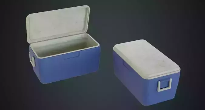 Cooler 1B Low-poly 3D model