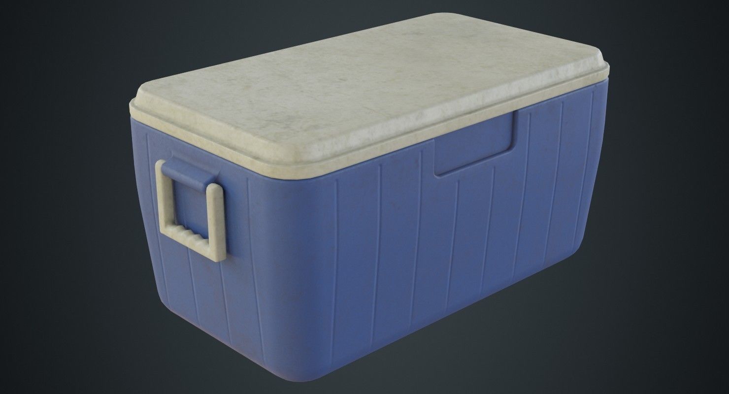Cooler 1B Low-poly 3D model_4