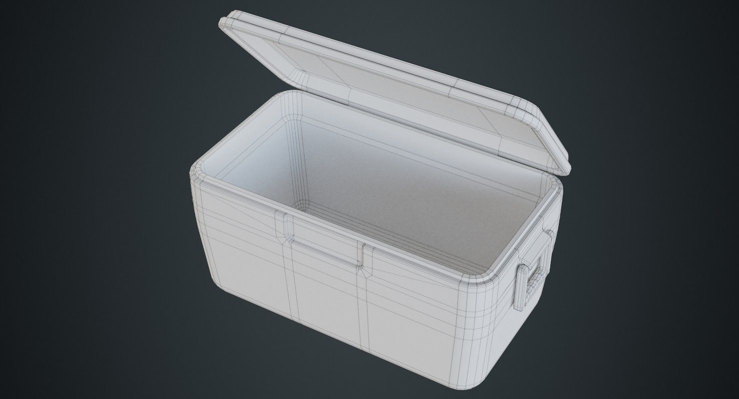 Cooler 1B Low-poly 3D model_8
