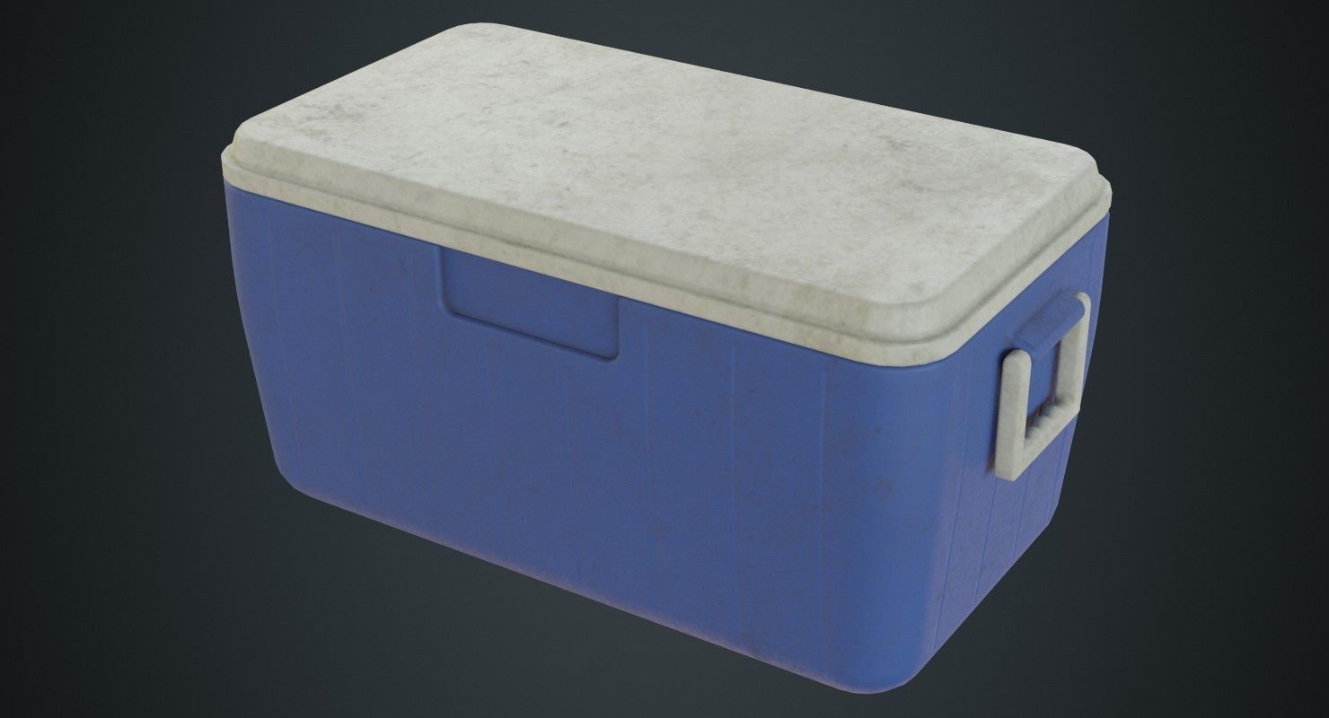 Cooler 1B Low-poly 3D model_3