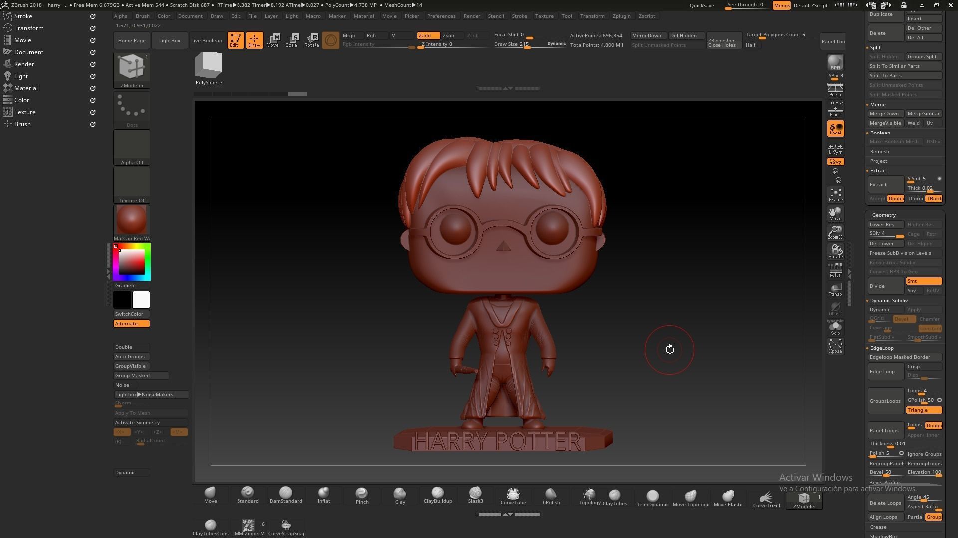 Harry Potter Funko Pop 3D print model_1