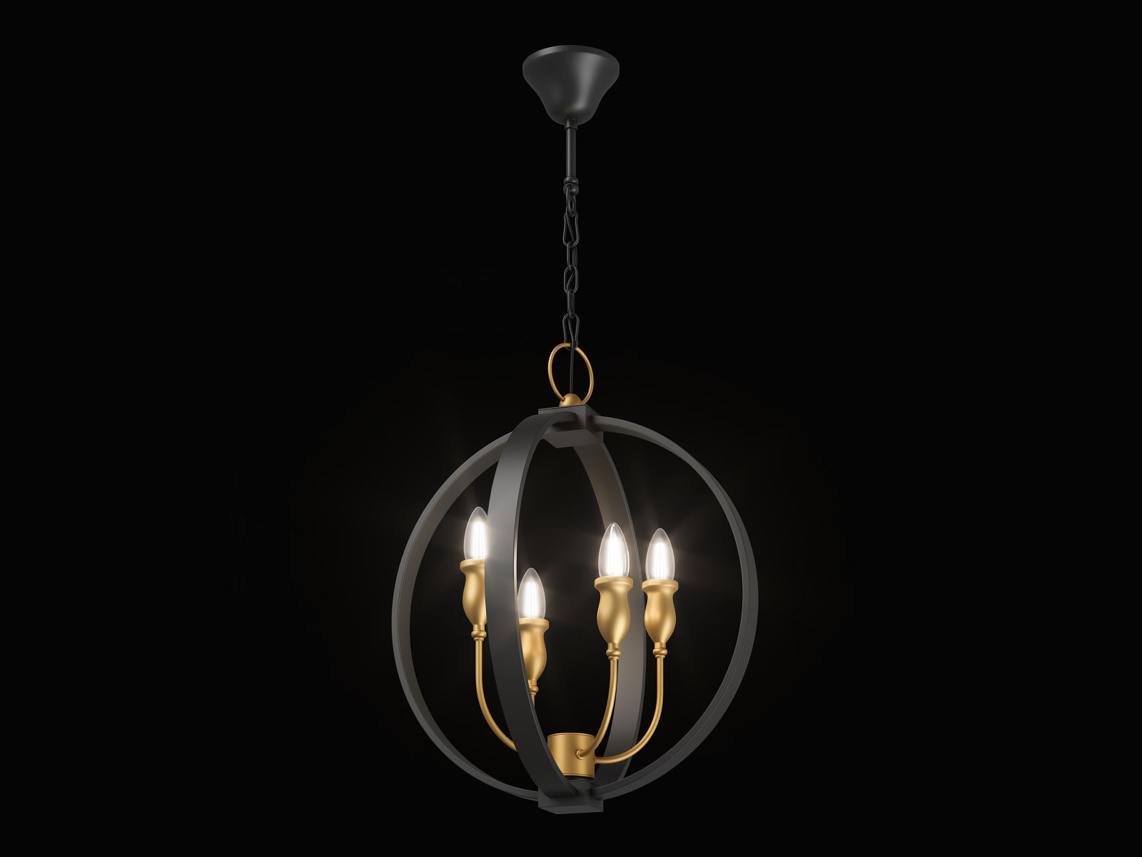 731247 Cero Lightstar hanging chandelier 3D model_1