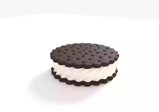 Ice Cream Sandwich Cookies Round