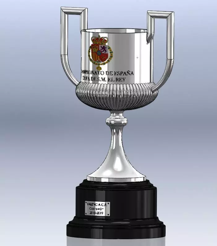Campeonato Futbol Copa Rey 2019 3D print model_0