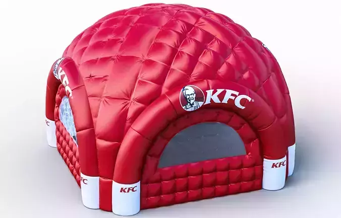 inflatable tent  air blow tent Blow-up tent 3D model