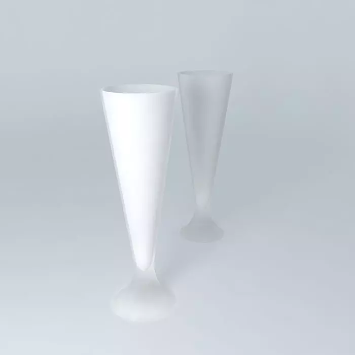 champagne glass Free 3D model