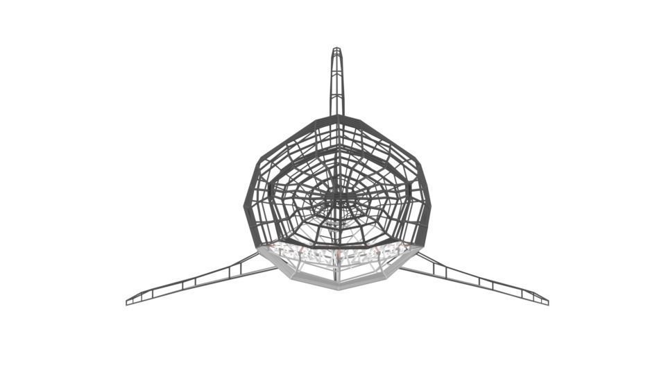 Low Poly Cartoon Shark Low-poly 3D model_14