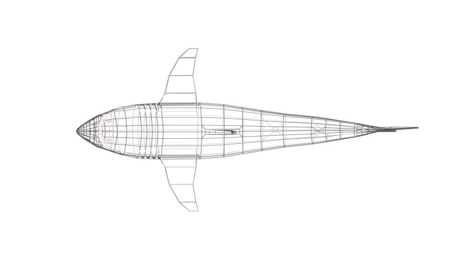 Low Poly Cartoon Shark Low-poly 3D model_20