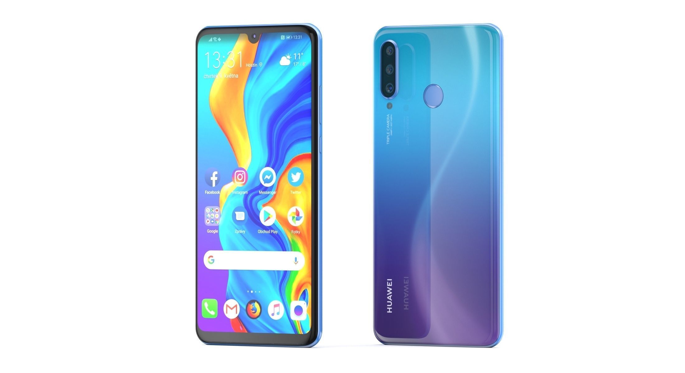 Huawei P30 and P30 Pro and P30 Lite 3D model_2