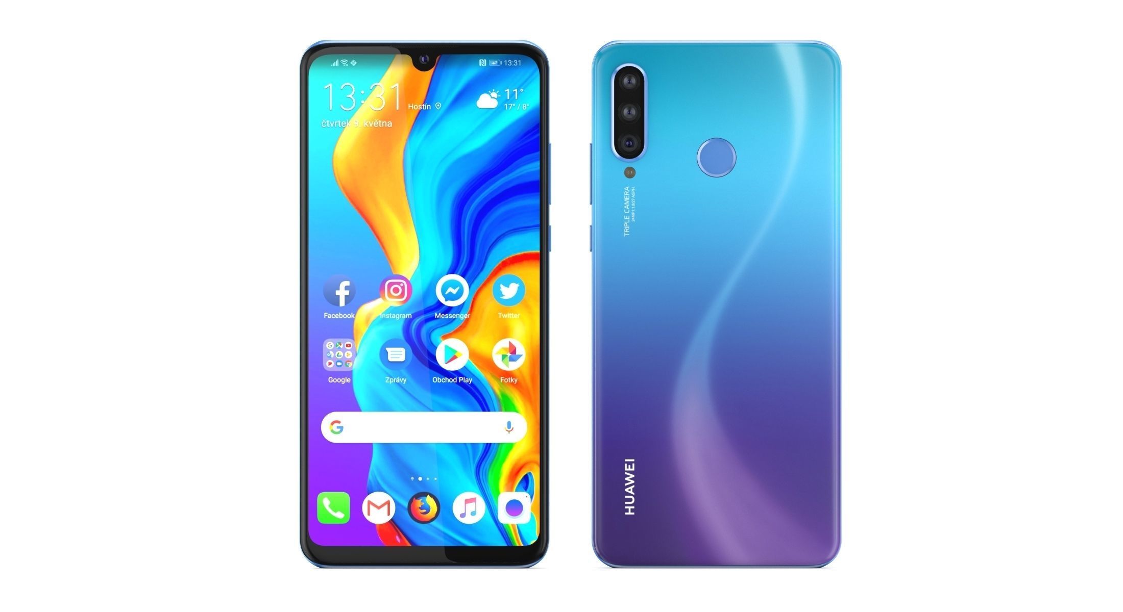 Huawei P30 and P30 Pro and P30 Lite 3D model_1