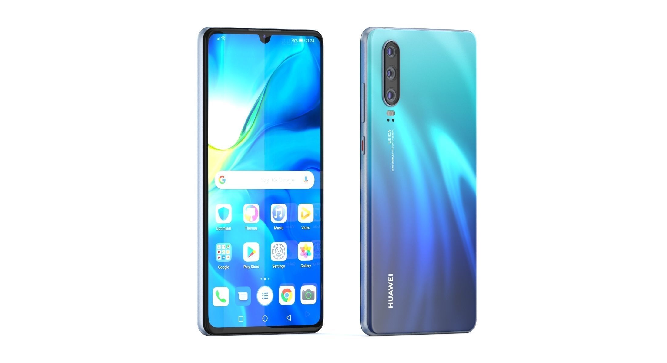 Huawei P30 and P30 Pro and P30 Lite 3D model_27