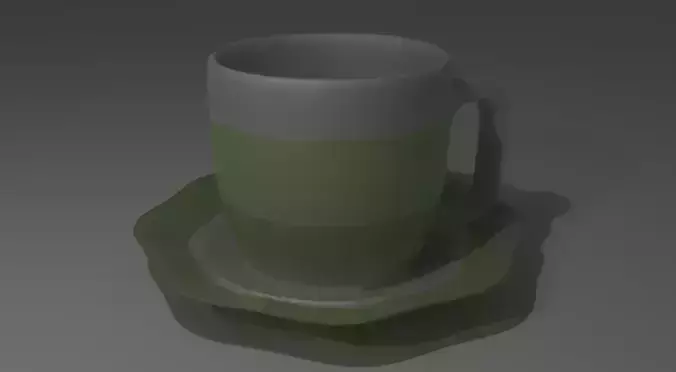 3D model of a tea Cup