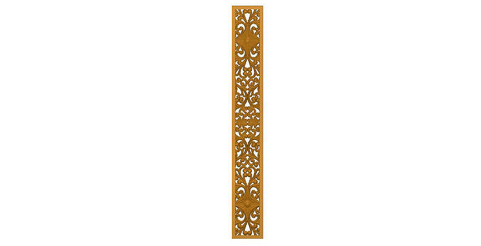 wall decor panel 3d stl model for cnc Carving 3D print model