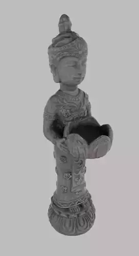 Indian Princess Stone Statue