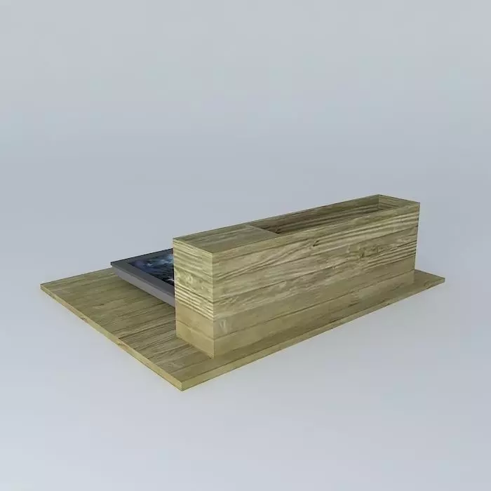 Panel TV Free 3D model_0